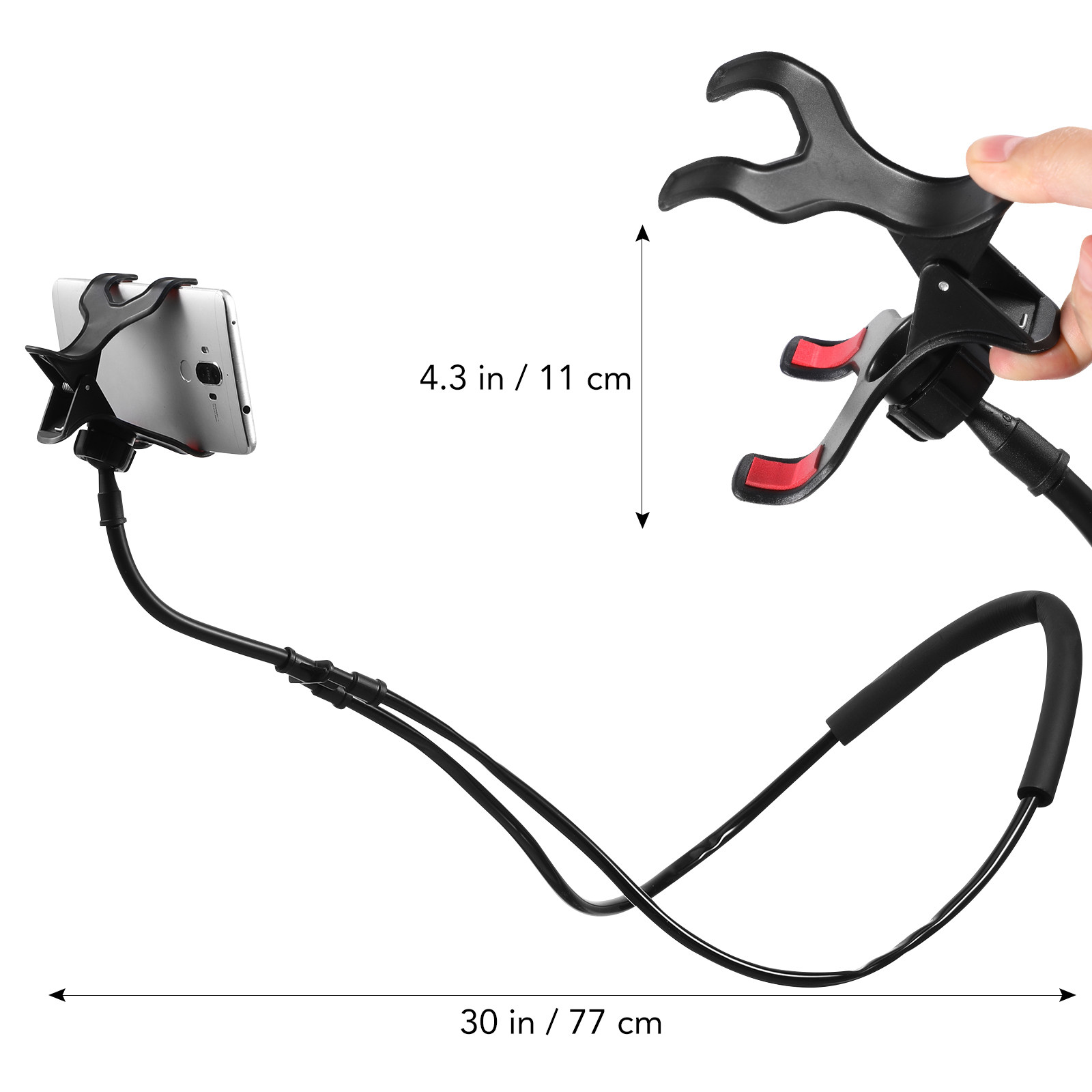 1個入りフレキシブル携帯電話ホルダー、耐久性のある多目的レイ - Watches & Jewelry Repair Center New York のレビューと価格