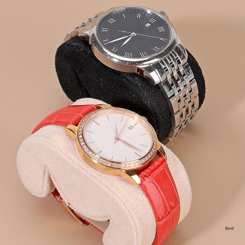 鹿革クッション時計枕スタイリッシュなジュエリープレゼンテーシ - Jewelry And Watches Exhibition のレビューと価格