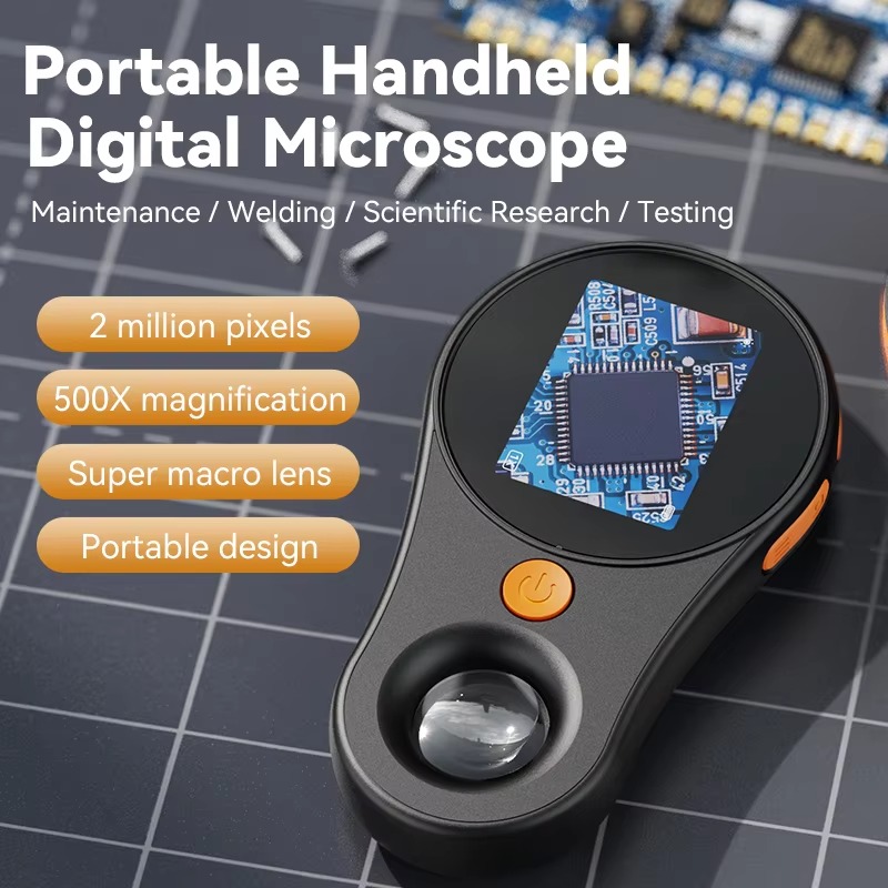 500X ハンドヘルドデジタル顕微鏡 2 インチ IPS ス - Jewelry Repair & Watches Reviews のレビューと価格