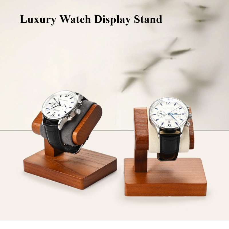 高級無垢材腕時計ディスプレイスタンド、ジュエリーオーガナイザ - Jewelry And Watches Exhibition のレビューと価格